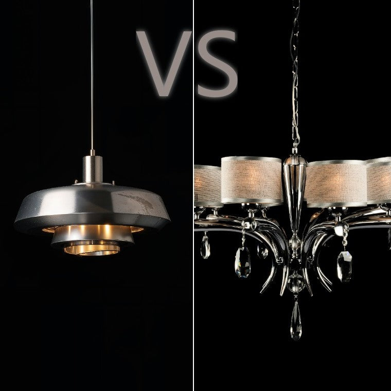 Chandeliers vs Pendant Light Fixtures: Illuminating the Distinctions - NORDIQE