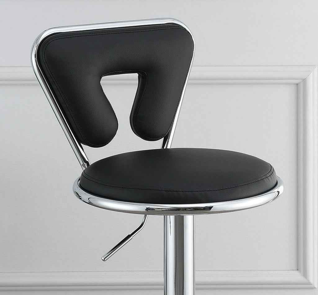 Lersun Modern Bar Stools | Set of 2 | Black - Default - bar stools