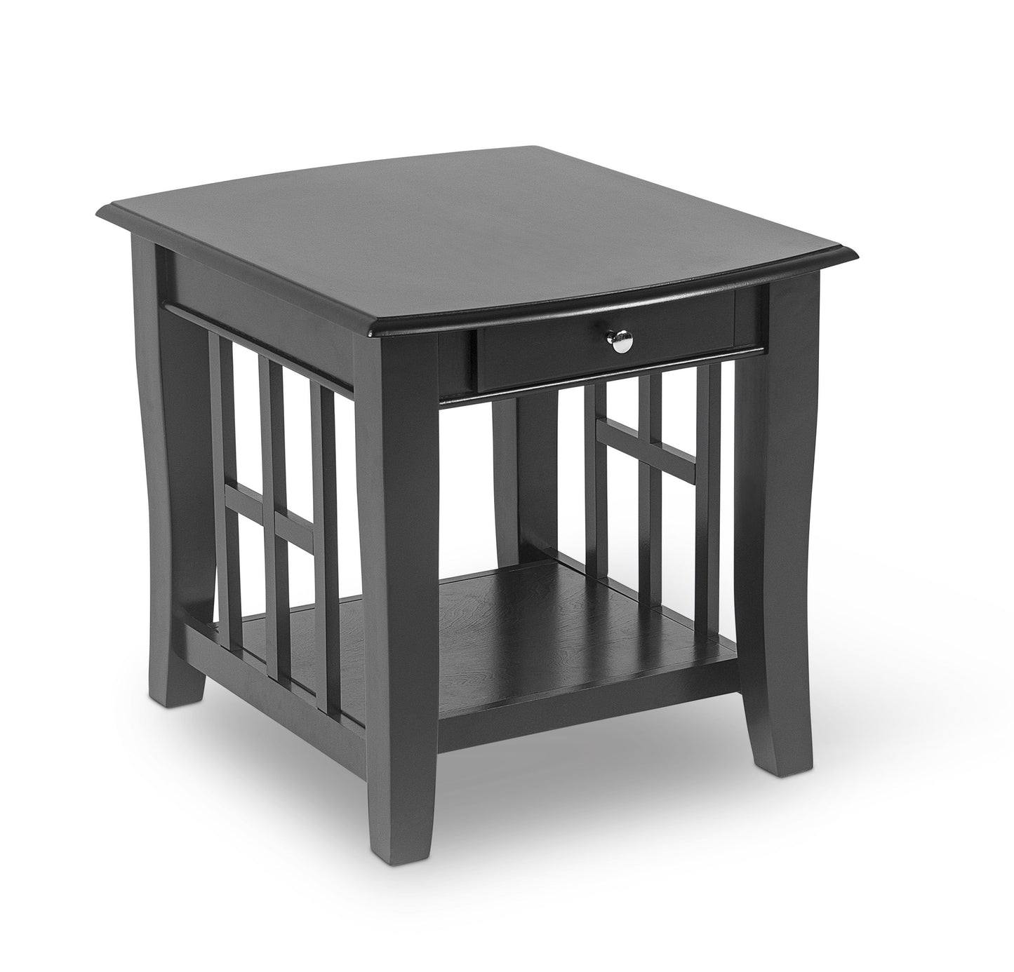 Pringo Classic Side Table | Ebony Black - Default -