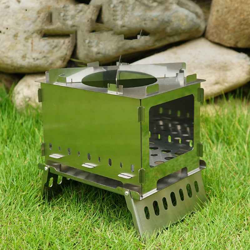 Folding Stove & Barbecue Rack - - Barbecue Stove