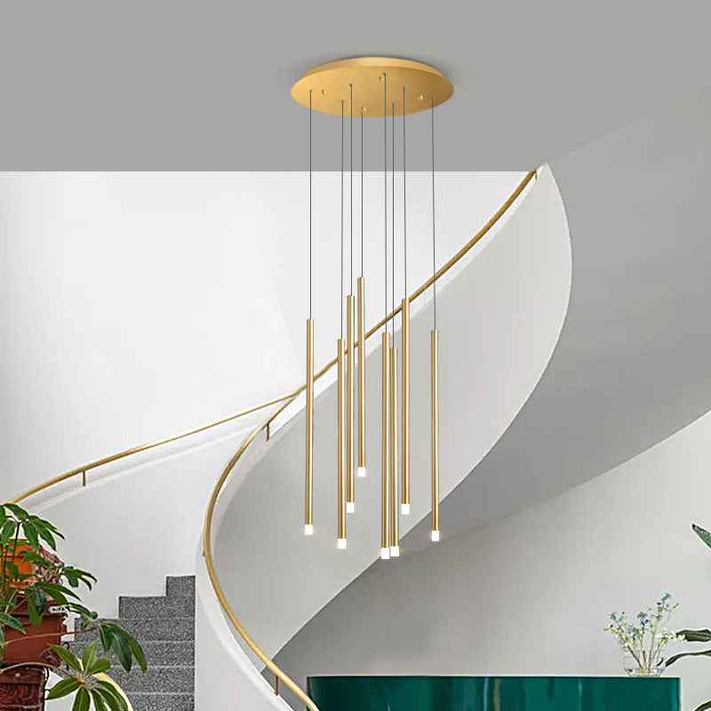 Caneco Chandelier Light Fixture - 8 Heads Gold - black Chandelier gold