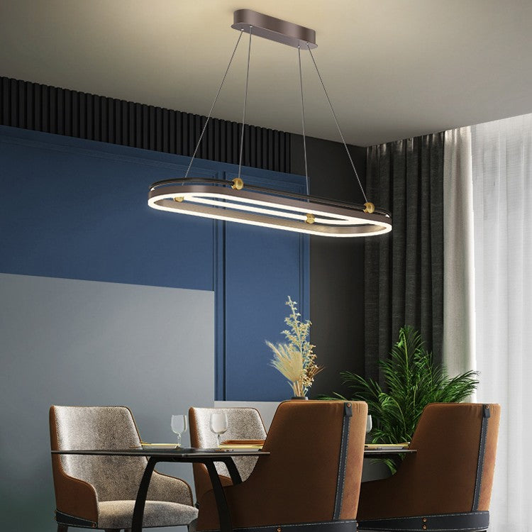 Taalon Chandelier Light Fixture - - black brown Chandelier gold