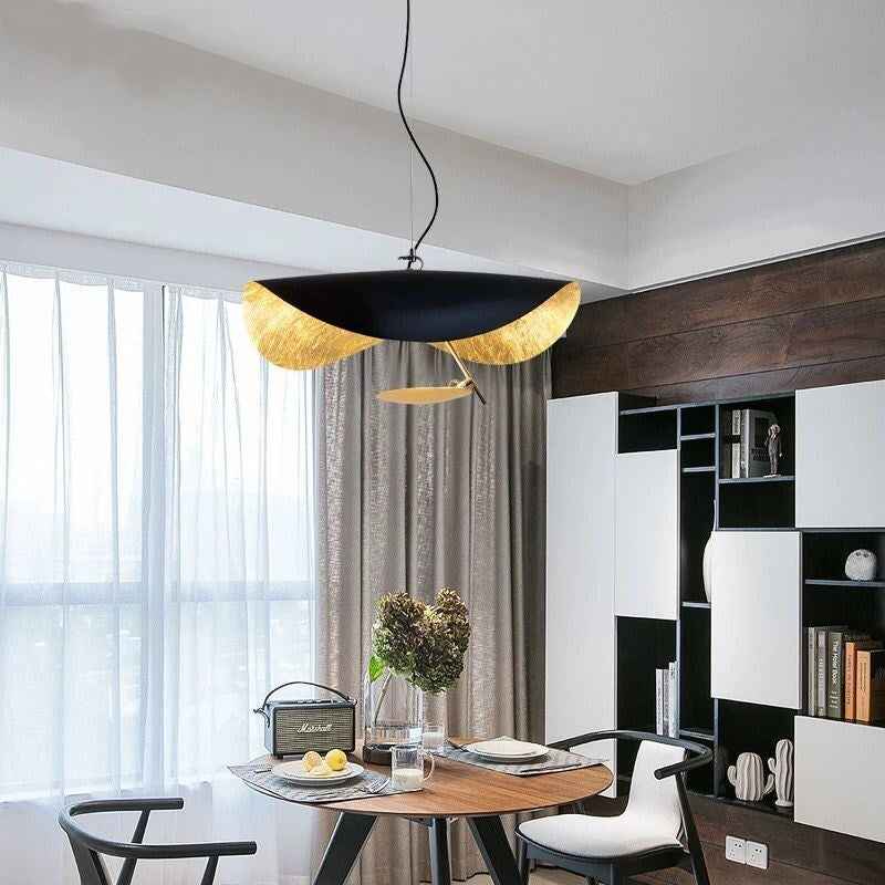 Cetto Chandelier Light Fixture - Black - black Pendant