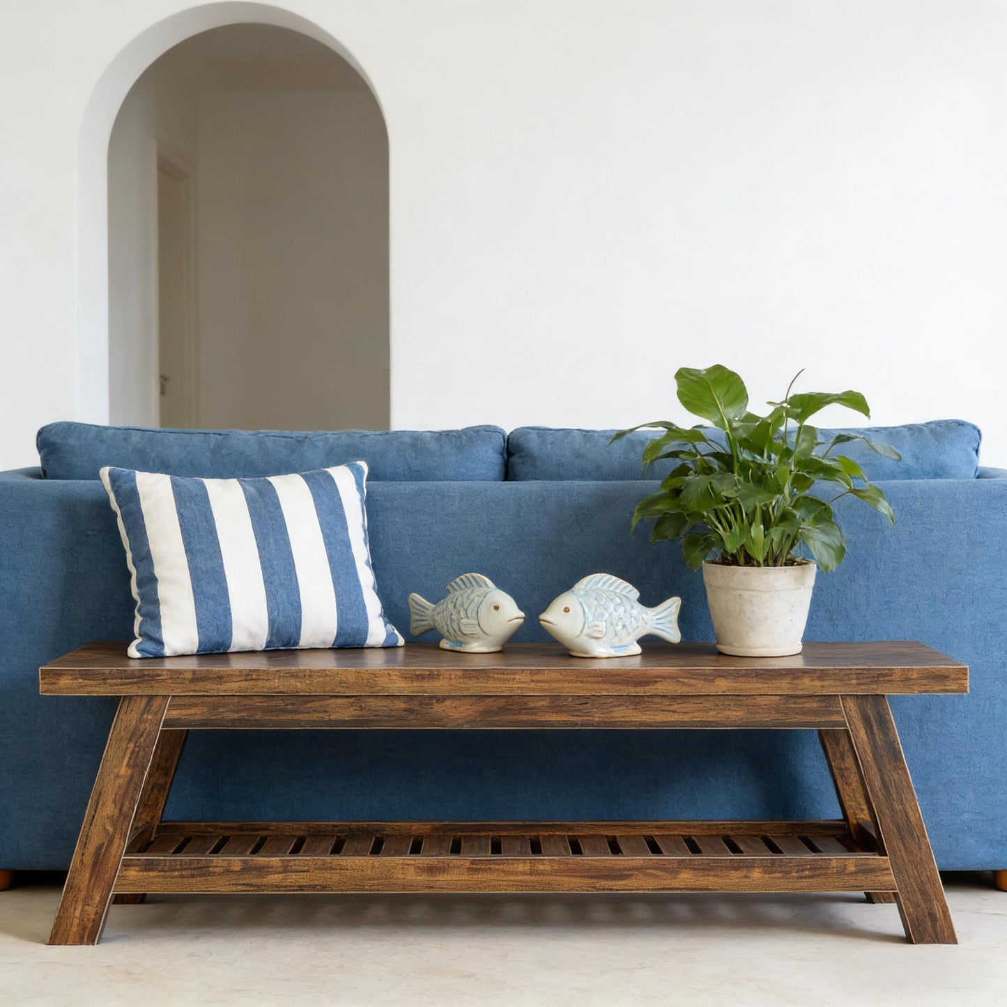 Mudero 2-Tier Bench | Brown - Default - bench brown