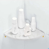 Triangle Wall Hanging Storage Rack - White - Aluminum black green Shelf white