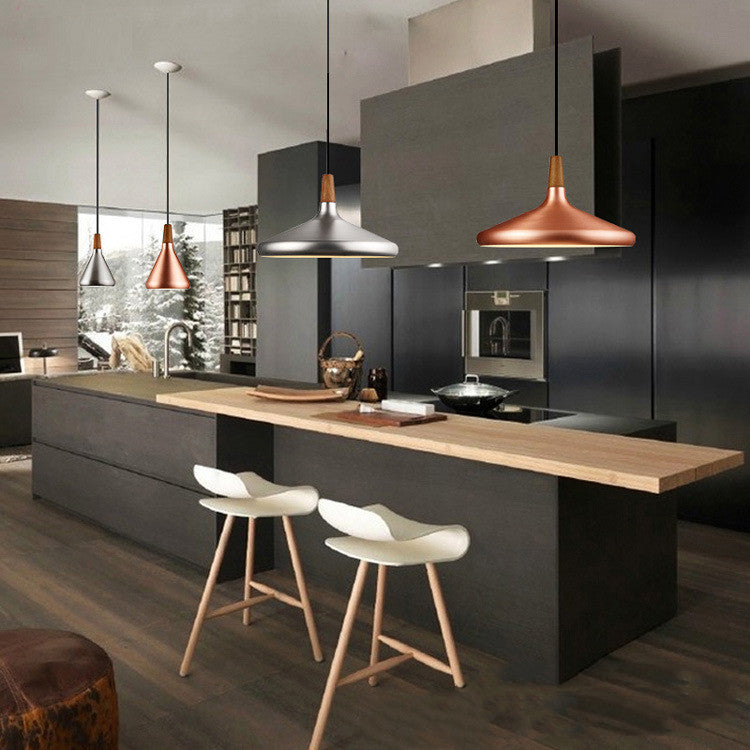 Yogoo Pendant Light Fixture - - Pendant rose gold silver
