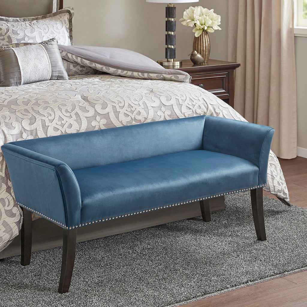 Caesoli Bedroom Bench | Blue - - bench blue