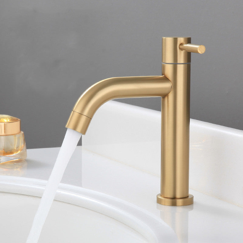 Grifostar Single-Handle Bathroom Faucet - - gold long low profile short single handle tall profile