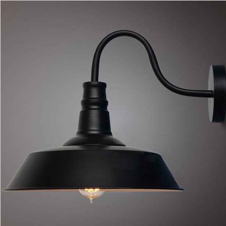 Adber Industrial Wall Light - - black Wall Light Wall pendant