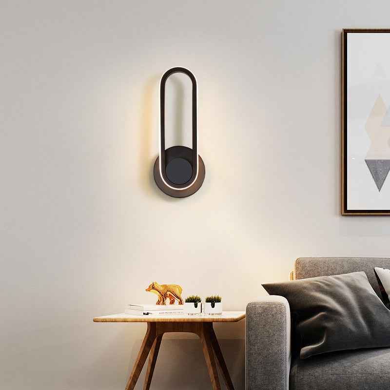 Unmot Simple Wall Light - Black - black flush-mount led Wall Light white