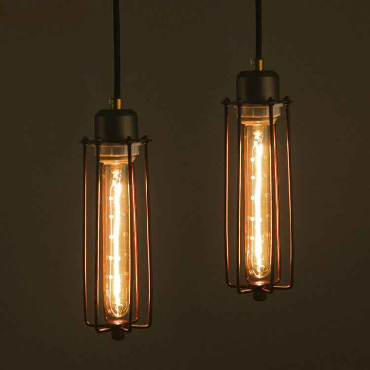 Necora Pendant Light Fixture - Long A - black Pendant
