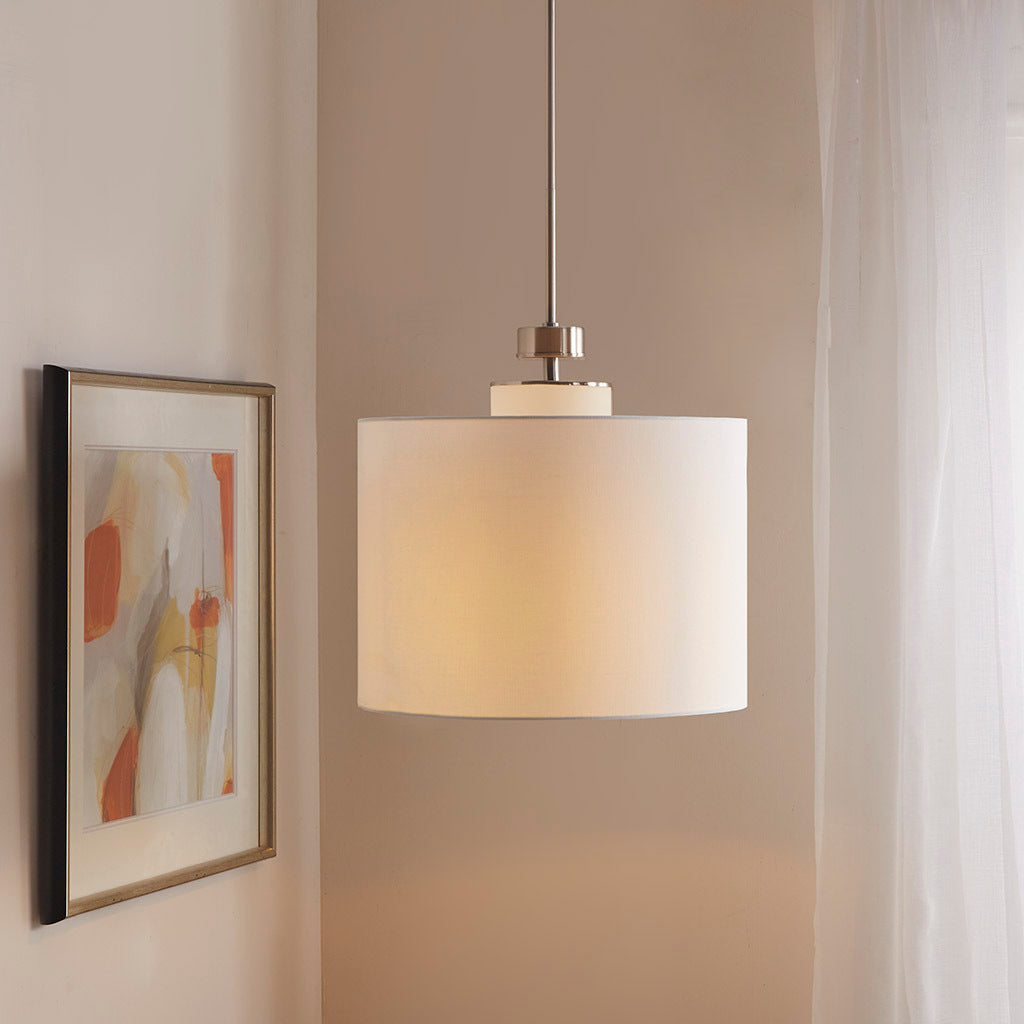 Pacific Metal Pendant Light Fixture | Silver - Default - pendant light