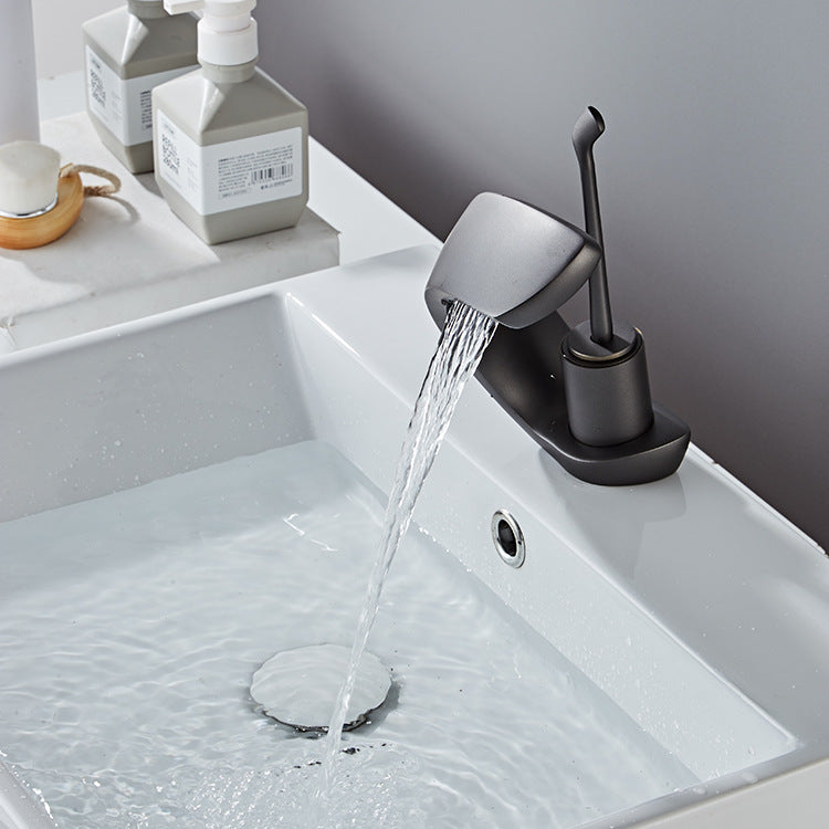Nimbr Single-Handle Bathroom Faucet - Smoky Gray - bathroom faucets faucets single handle