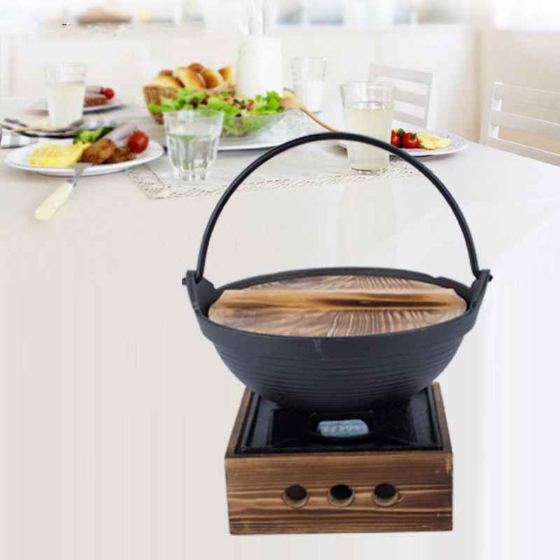 Japanese Style Small Pot - - black Cookware Pot