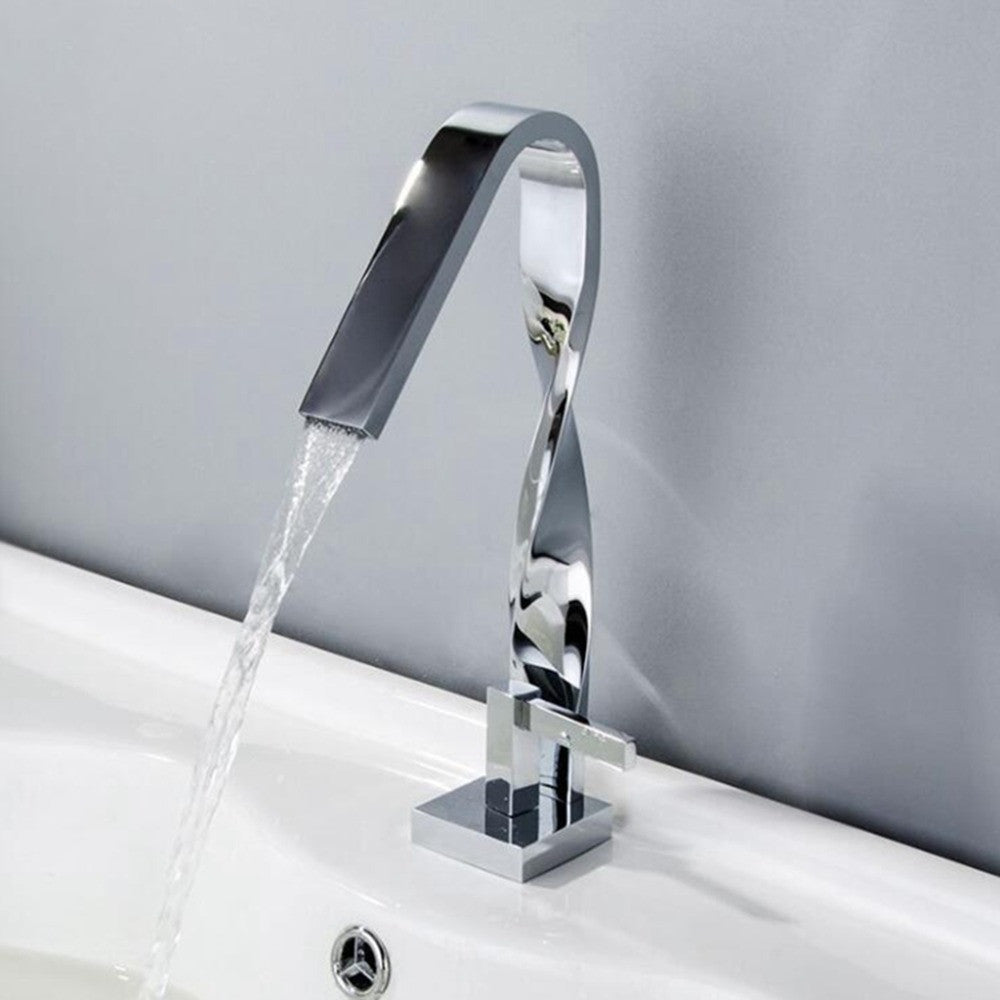 Vurie Single-Handle Bathroom Faucet - - chrome chrome silver single handle