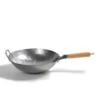 Traditional Non-Stick Wok - Silver 32cm - black Cookware Wok
