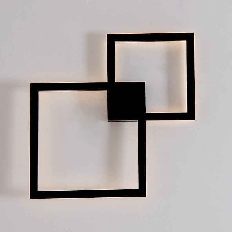 Laarv Windows Wall Light - - black flush-mount led Wall Light white