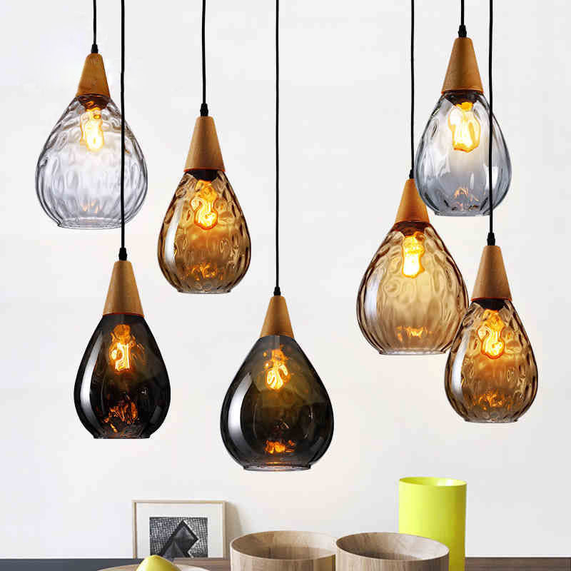 Virtas Pendant Light Fixture - - brown Pendant Wood