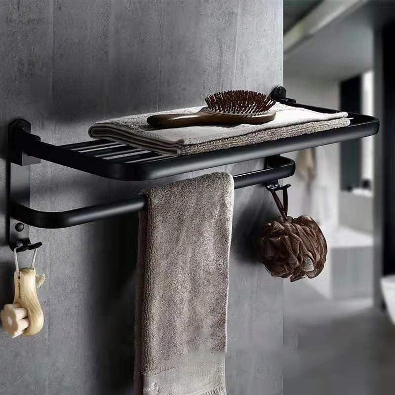 Perforated Aluminum Folding Shelf - - Aluminum black racks Shelf