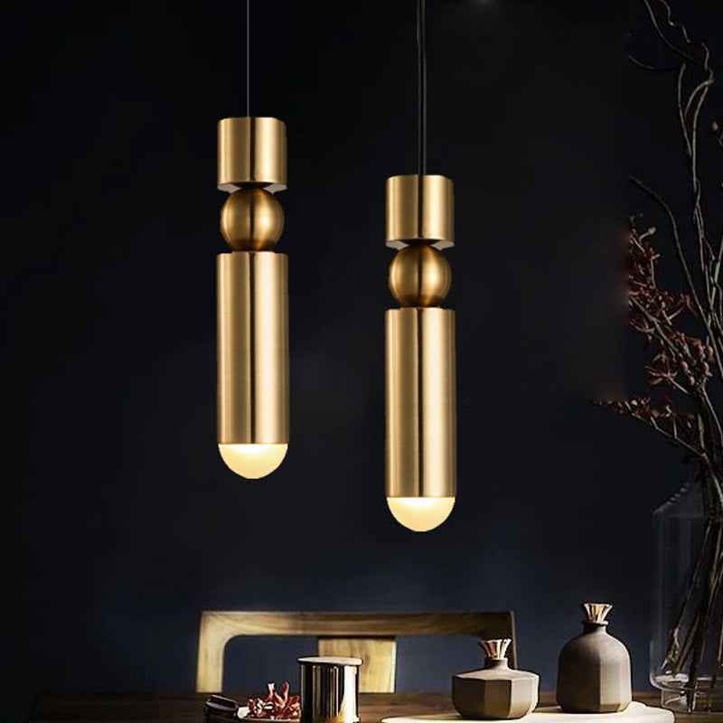 Arxon Pendant Light Fixture - - black gold Pendant silver