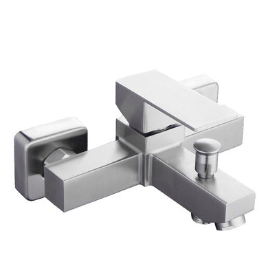 Lafico Bathtub Shower Faucet - Round - bathtub black silver