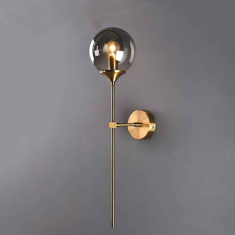 Hurea Lollipop Wall Light - Smoke Grey - gold Wall Light wallchiere