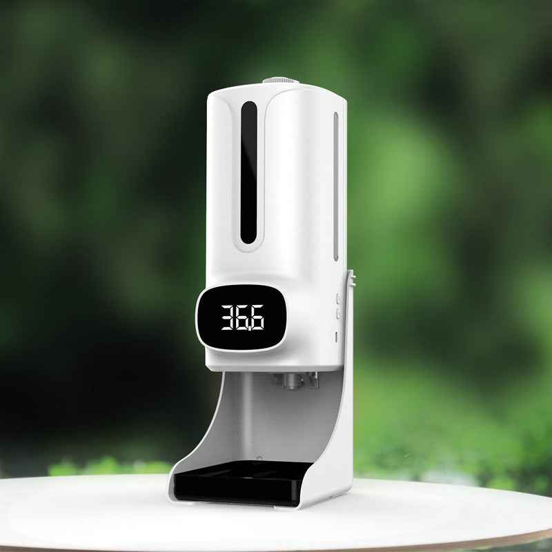 Induction Infrared & Thermometer Soap Dispenser - White - Dispenser Hand Wash white