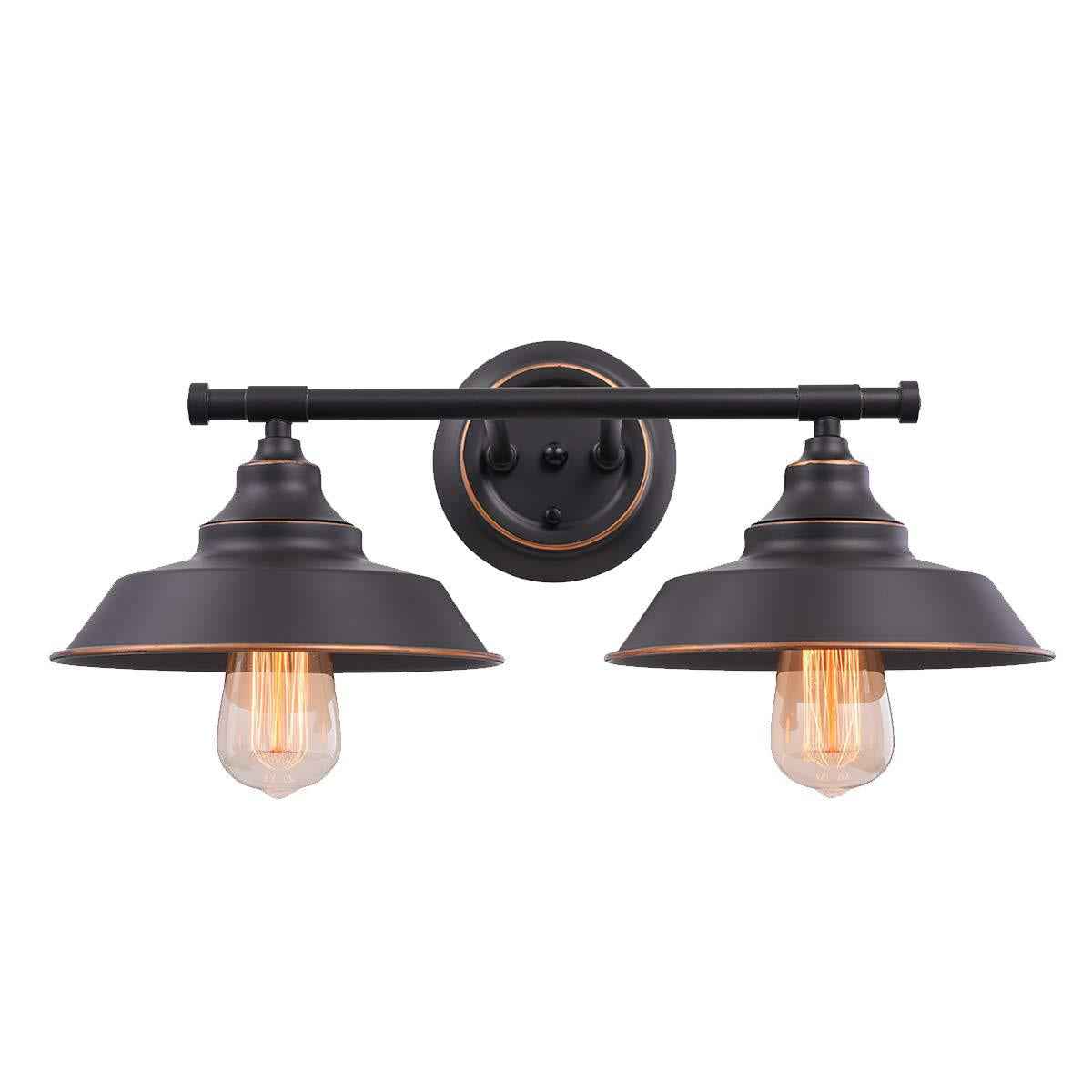 Usho Retro Wall Light - Black - black Double light Wall Light Wall pendant