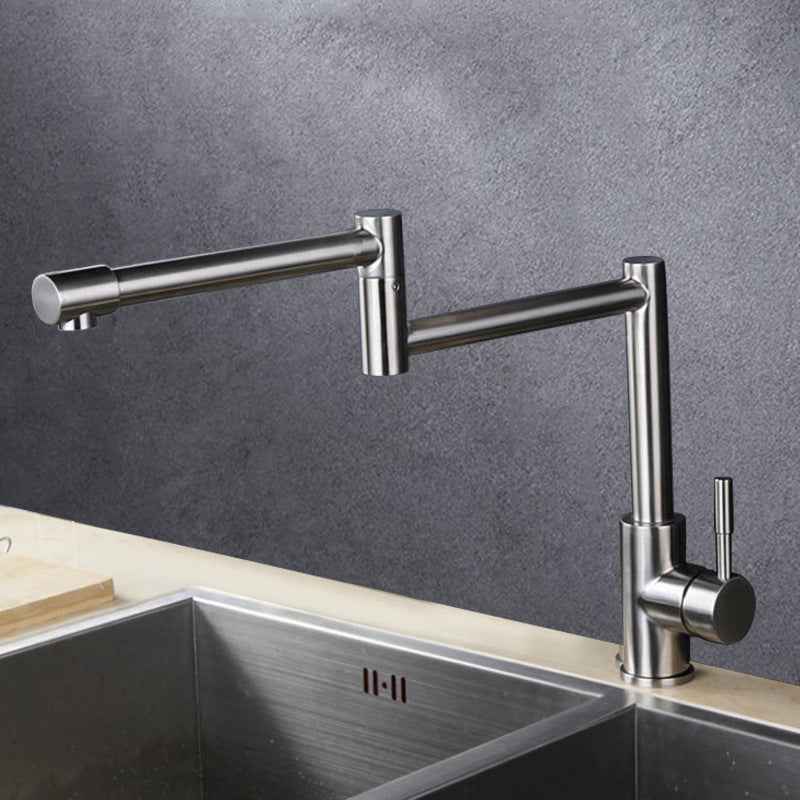 Vits Single-Handle Kitchen Faucet - - chrome silver silver single handle