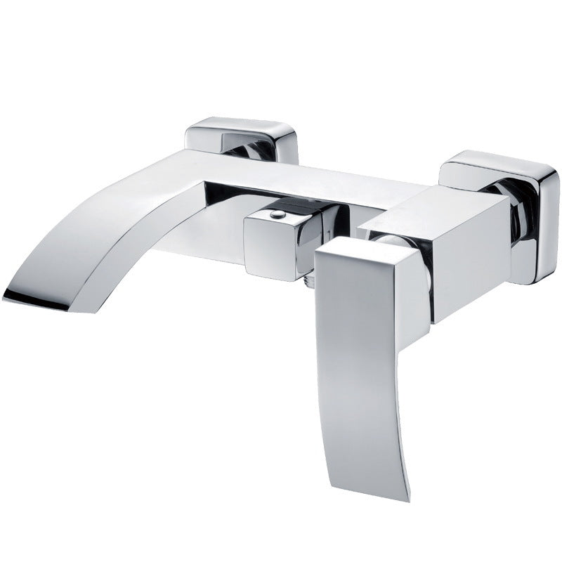 Sedry Bathtub Shower Faucet - Without Shower Head - bathtub silver