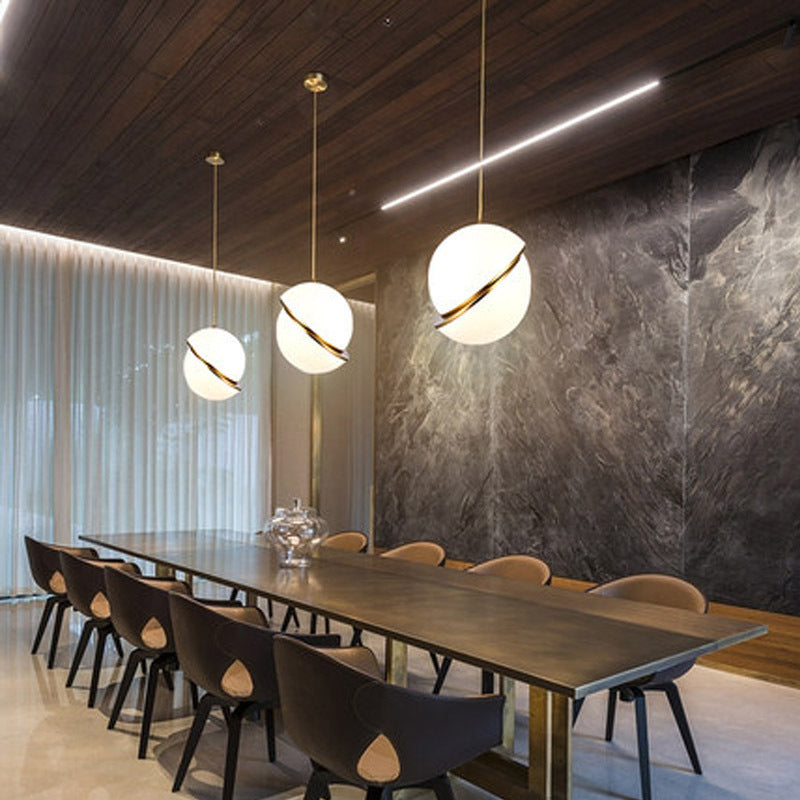 Tostea Nordic Pendant Light Fixture - Cold White - oendant light pendant lamp
