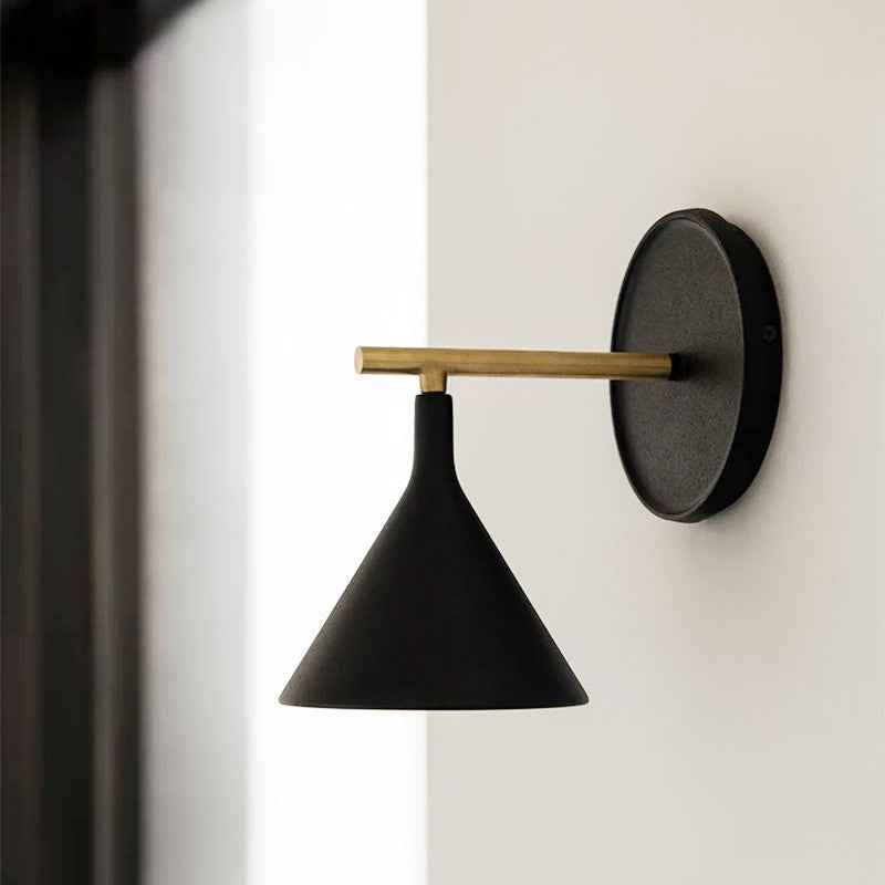 Icalis Conic Wall Light - Black - black Wall Light Wall pendant