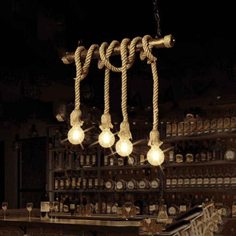Yete Chandelier Light Fixture - Default Title - brown Chandelier