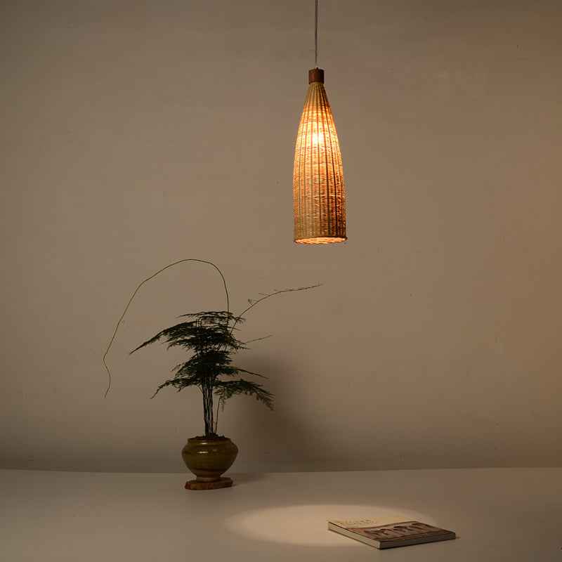 Isakay Pendant Light Fixture - Default Title - brown Pendant Wood