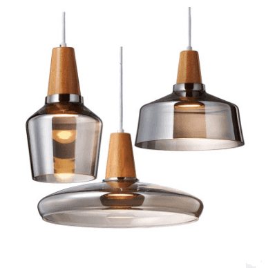 Espresa Pendant Light Fixture - - brown Pendant Wood