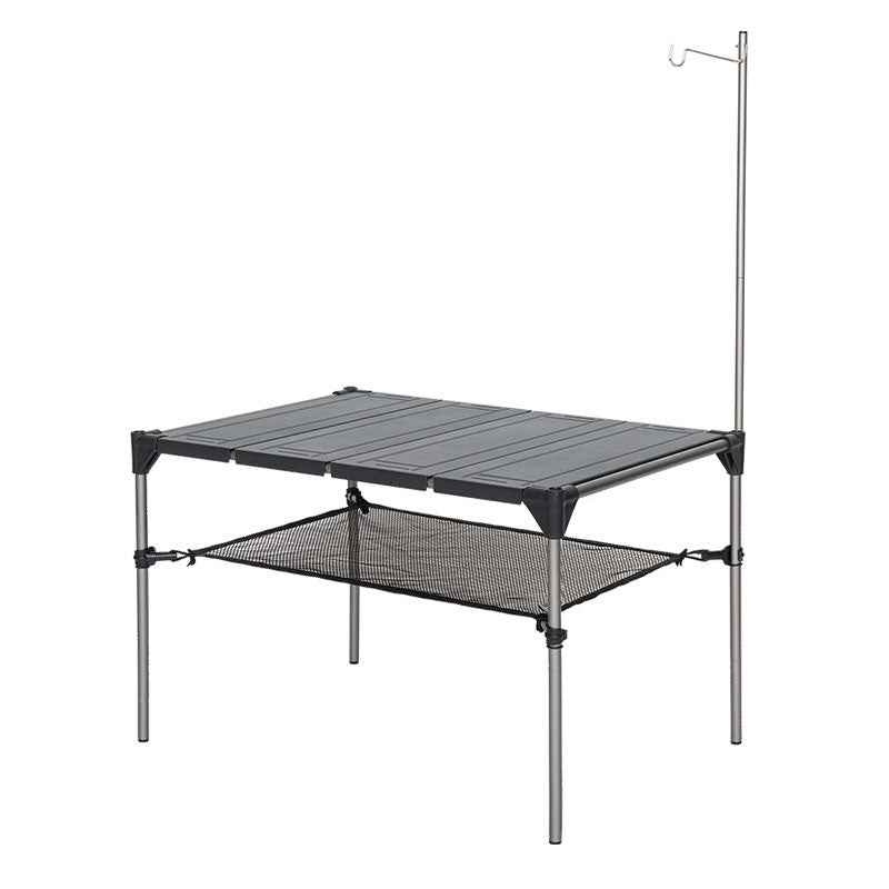 Aluminum Geometric Folding Table - - Folding Table