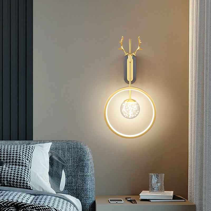 Mclan Scottish Wall Light - Stepless Dimming - gold Wall Light Wall pendant wallchiere