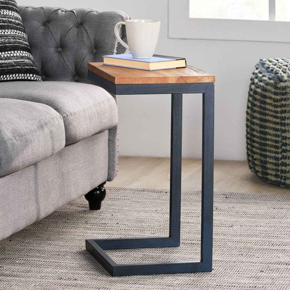 Inctum Accent Side Table | Brown & Black - Default - tables