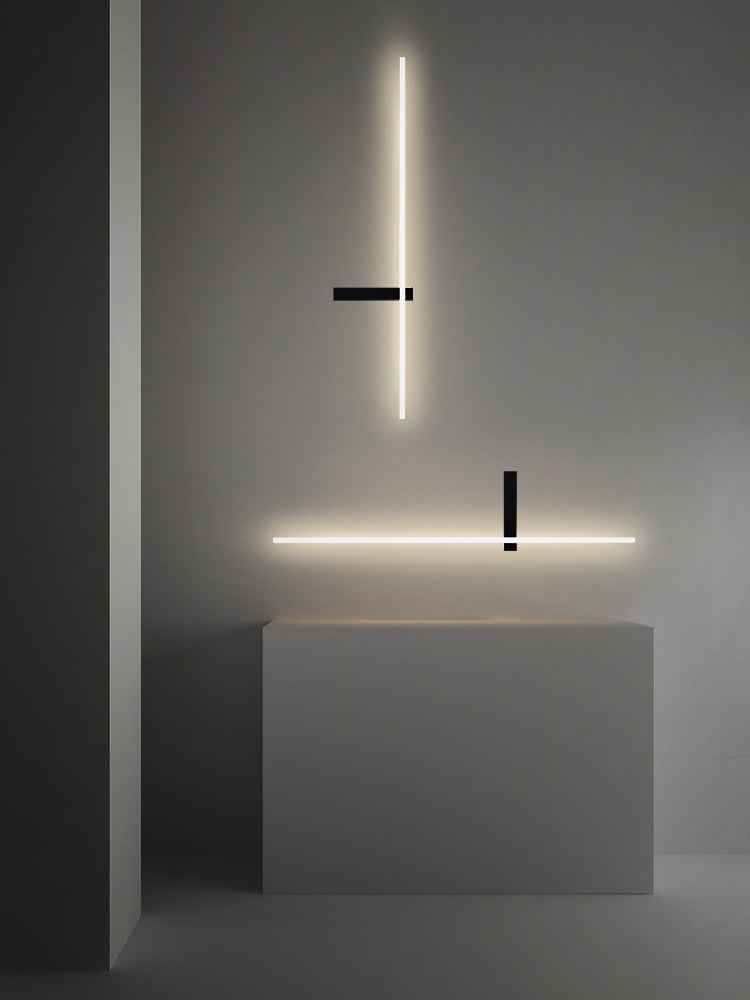 Ocrus Lightsaber Wall Light - - black led red Wall Light white
