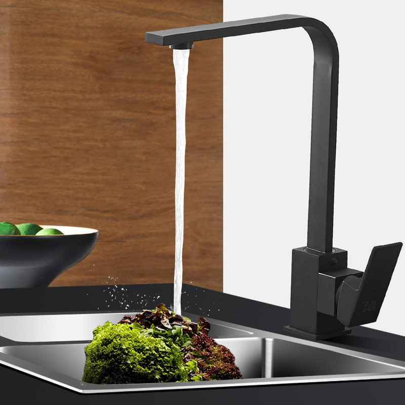 Lagri Single-Handle Kitchen Faucet - - black single handle