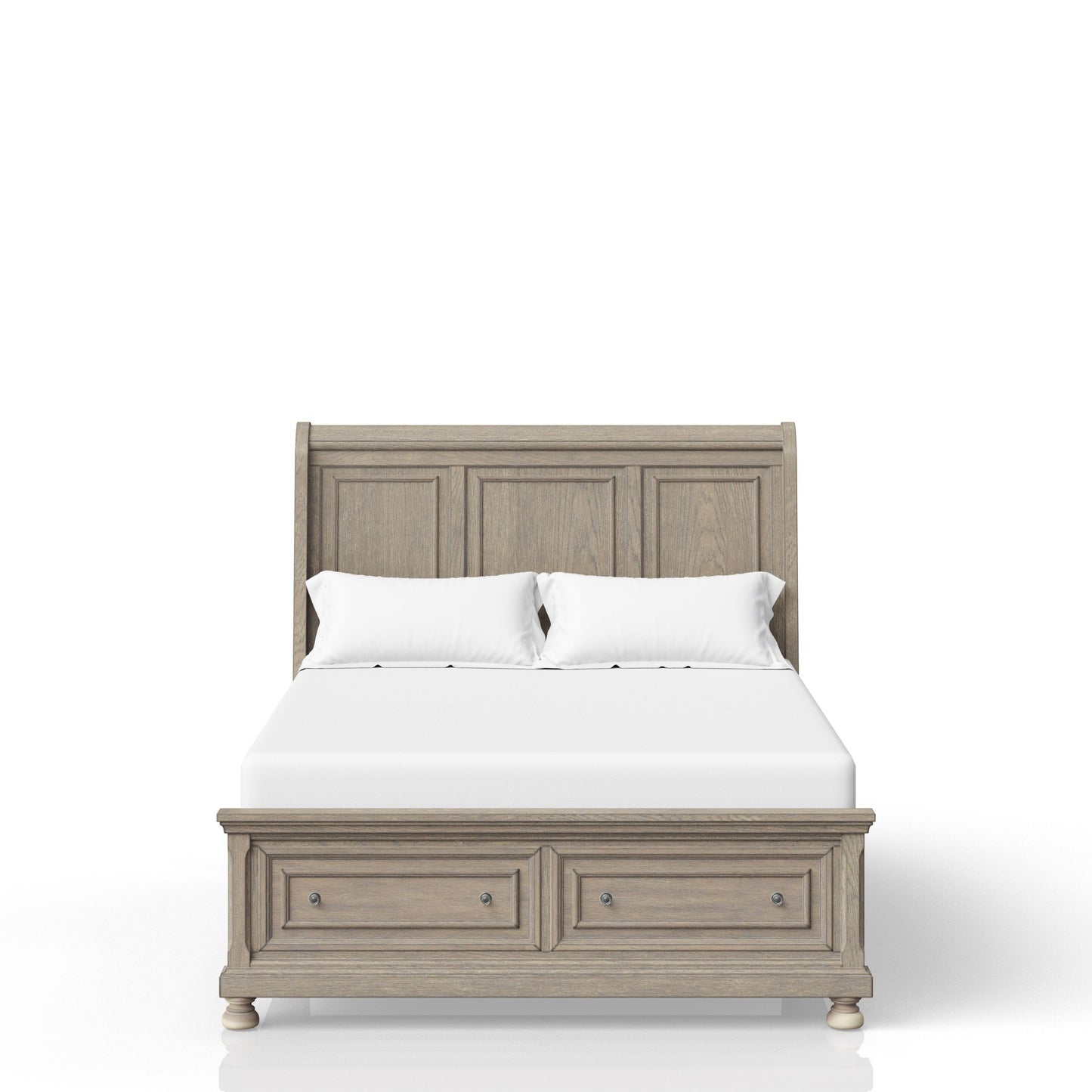 Lugagi Queen Storage Bed | Antique Gray - Default - beds