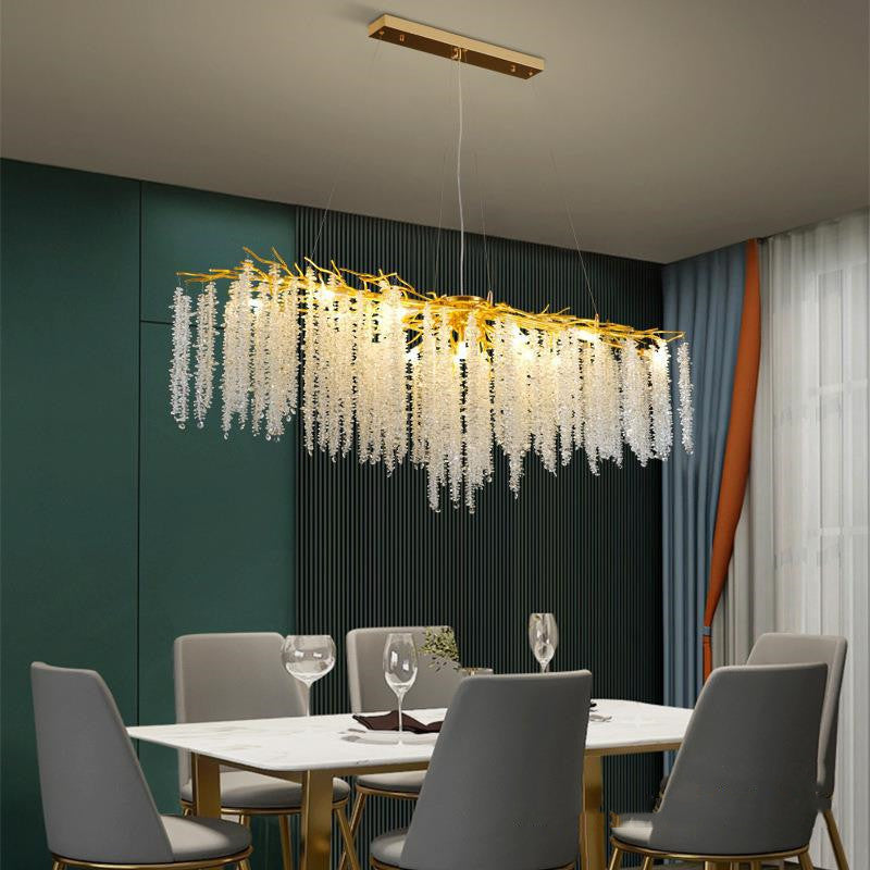 Nizor Chandelier Light Fixture - - Chandelier gold