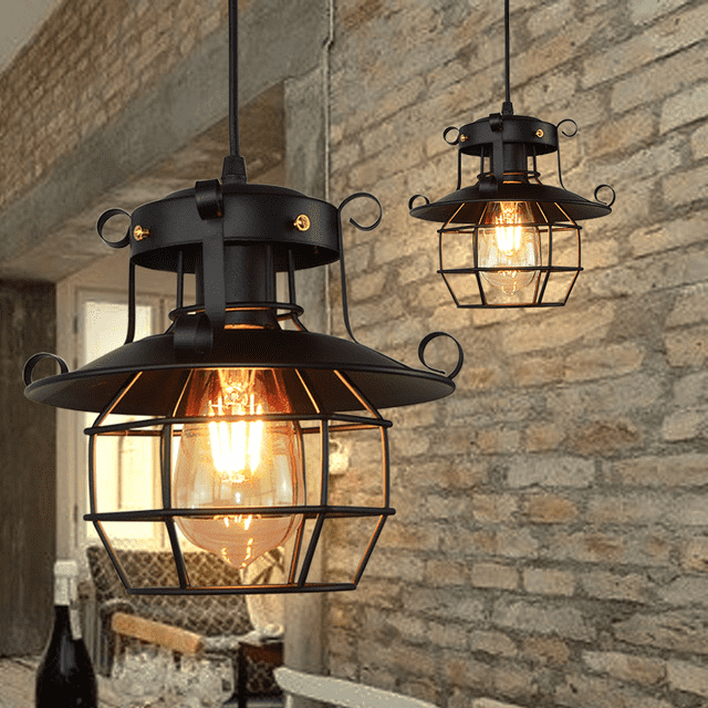 Stent Pendant Light Fixture - Black - black Chandelier Pendant