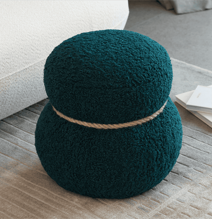 Garnerg Snowman Stool | Dark Green - Default - bench