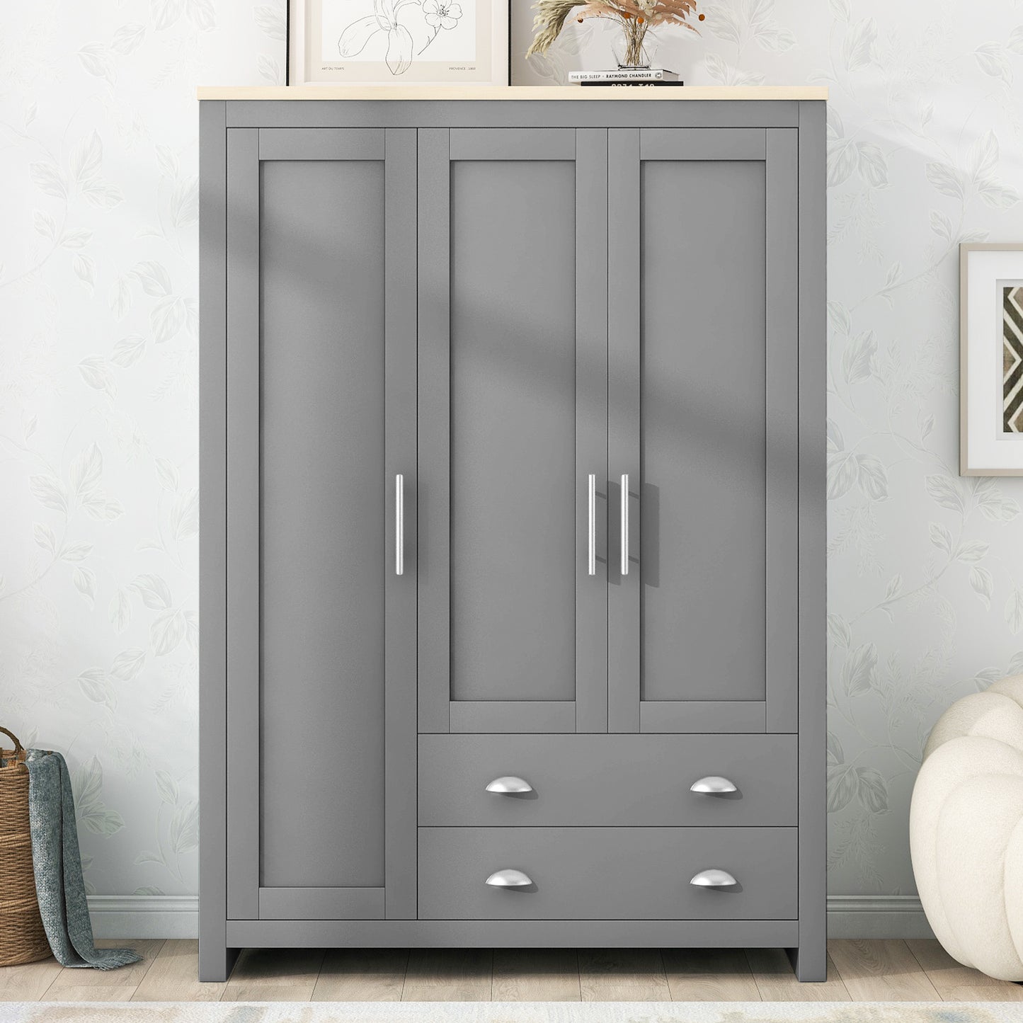 Limind Storage Wardrobe | Gray - Default - dresser