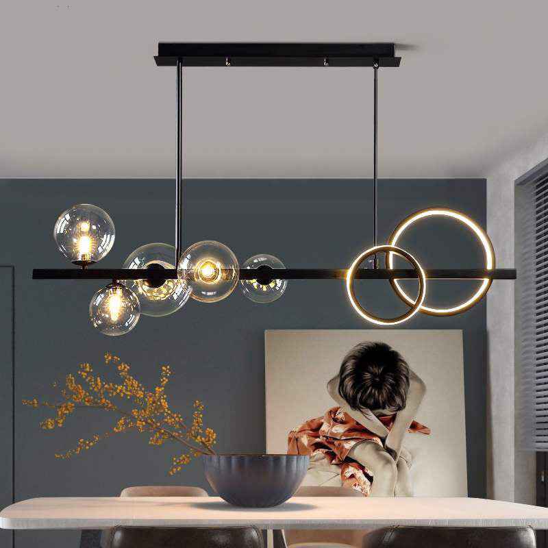 Tulsi Chandelier Light Fixture - Black Monotone Light - black Chandelier