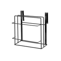 Mounted Board Nail-Free Rack - Black - black Rack Storage white