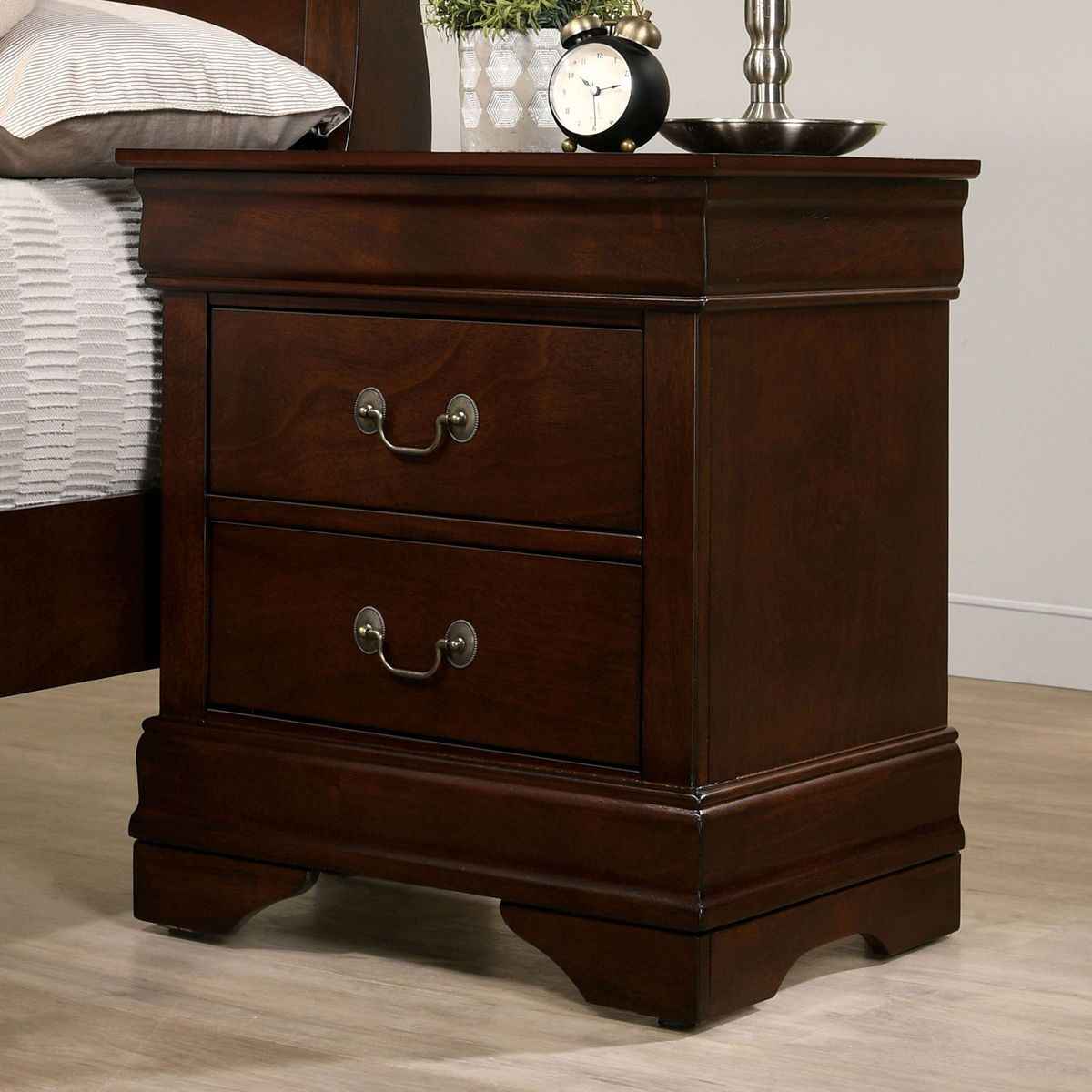 Ashrud Antique Nightstand | Cherry - Default - nightstand