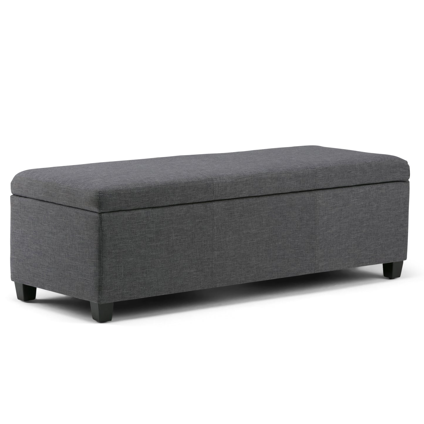 Mated Storage Ottoman Bench | Slate Grey - Default - bench