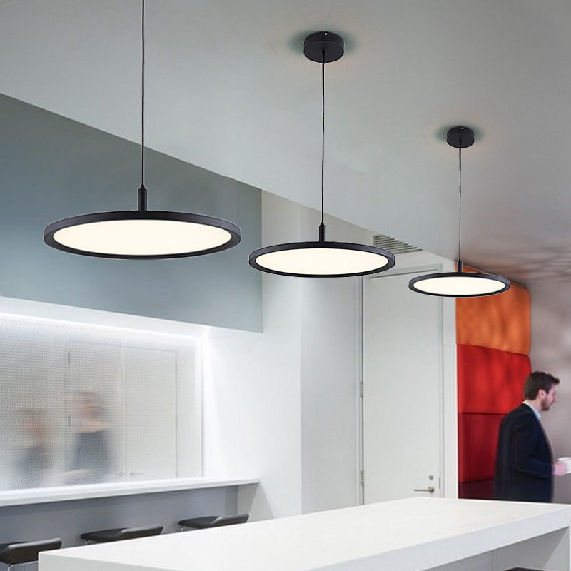 Thazio Pendant Light Fixture - - black Pendant white